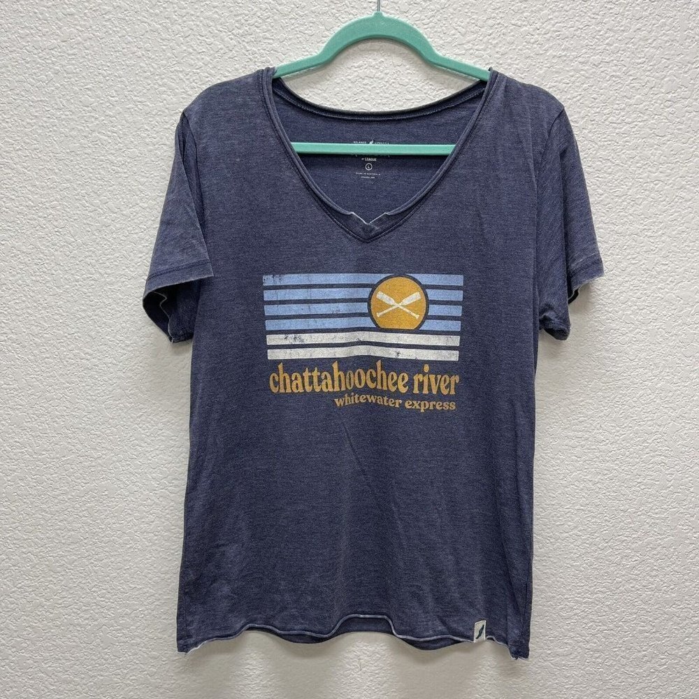 Chattahoochee River WhiteWater Express Womens Large Shirt L Unwind Columbus GA
